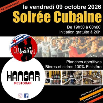 Soirée Cubaine au restobar Le Hangar