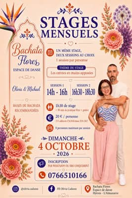 🌸Stage mensuel Bachata Flores🌸
