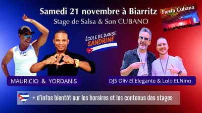 STAGE de SALSA CUBAINE 🇨🇺 avec Yordanis SON avec Mauricio & Fiesta 🇨🇺 DJS Oliv & Lolo El Niño
