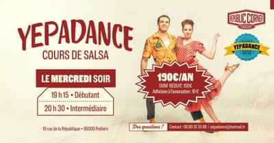 RENTRÉE Yepadance : cours de SALSA au Republic Corner