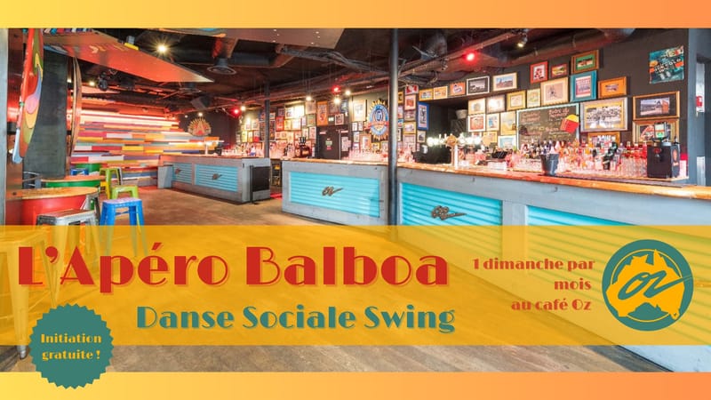 L'Apéro Balboa #26 - 17h-21h - Au CAFÉ OZ