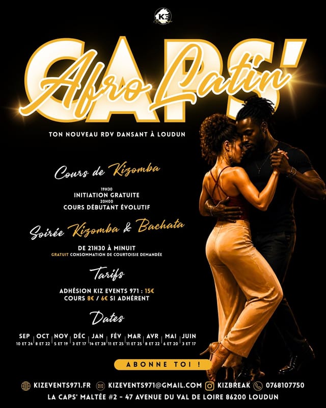 La Cap's Afro Latin - Soirée Kizomba & Bachata - Loudun