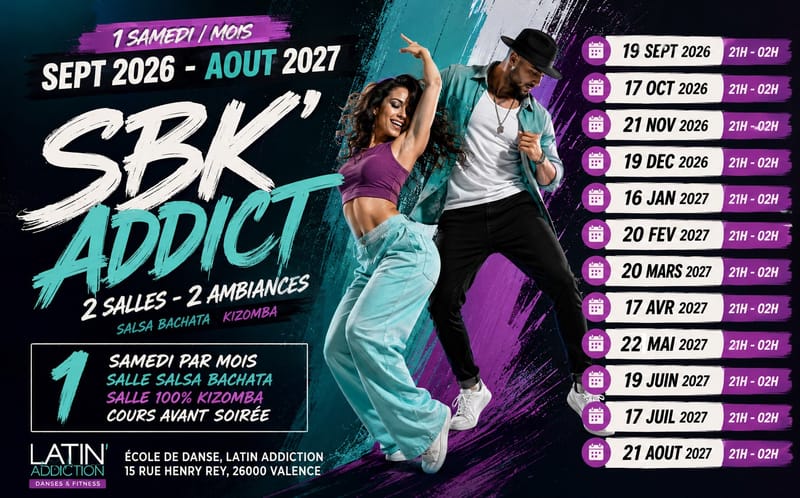 Les Soirées SBK'ADDICT Saison 2026-2027