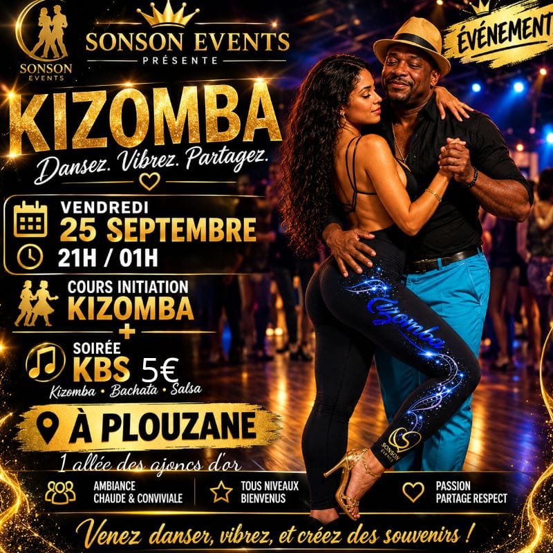 Initiation KIZOMBA / KONPA+ soirée KBS