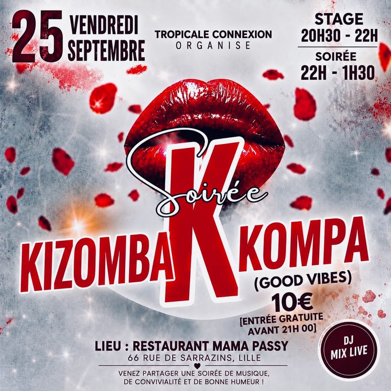 SOIRÉE KIZOMBA KOMPA VIBES