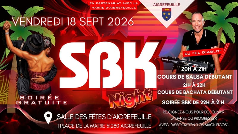 Soirée SBK los magnificos 31 a AIGREFEUILLE