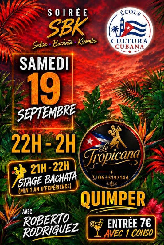 Soirée SBK + Stage Bachata