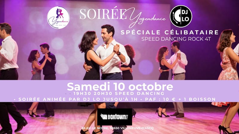 Yogendance - Soiree Celibataires Speed Dancing au Boxtown