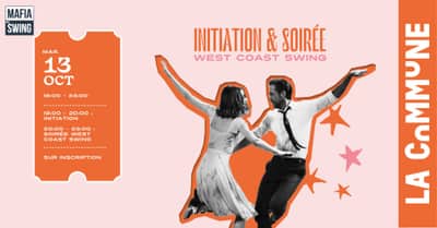 WEST COAST SWING : INITIATION & SOIRÉE🎶