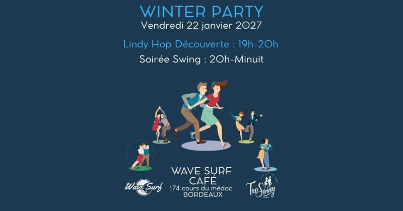 Lindy Hop Découverte + Soirée Swing - Danse Swing - Wave Surf Café