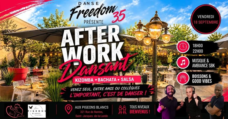 AFTER WORK DANSANT - VEN 18 SEPTEMBRE