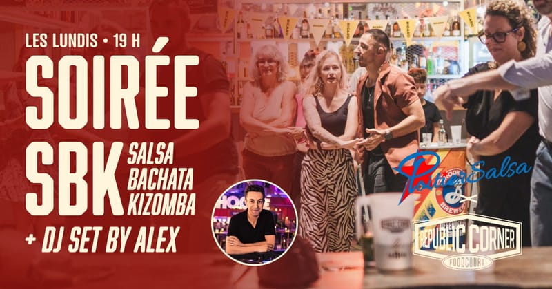 Salsa, Bachata & Kizomba avec Poitiersalsa au Republic Corner !