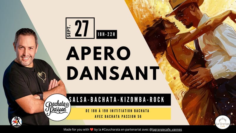 Apéro Dansant à la Grange Café avec INITIATION BACHATA