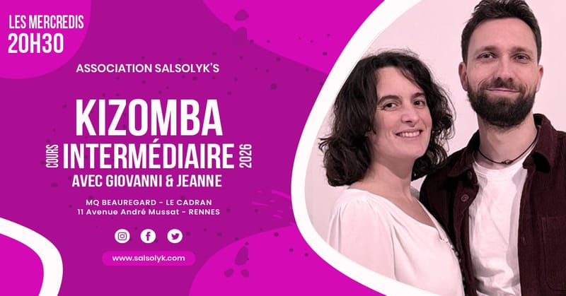 Cours de Kizomba Intermédiaire | Portes Ouvertes