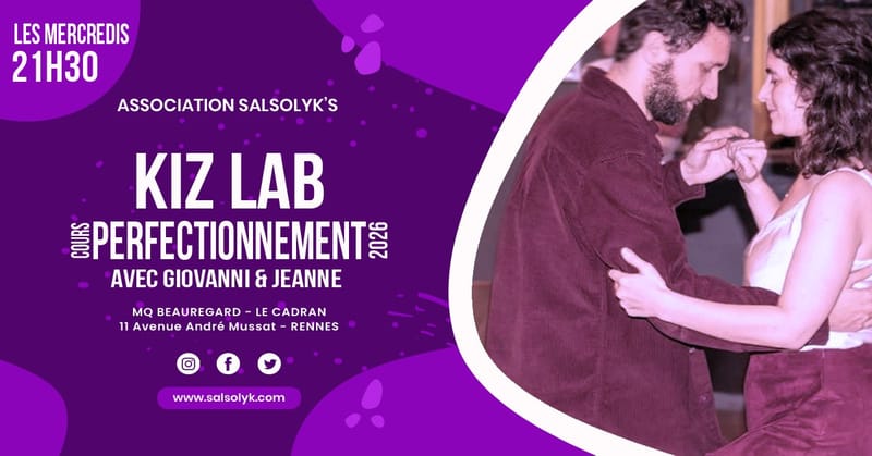 Kiz Lab - Atelier Perfectionnement | Essai Gratuit