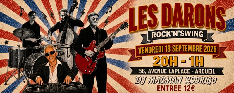 🎸 Rock & Swing à Arcueil – Les Darons en live ! 🔥 💃