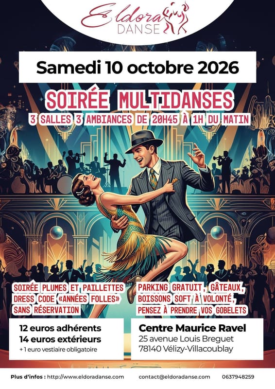 Samedi 10 octobre - Soirée Multi-Danses - Démo des professeurs