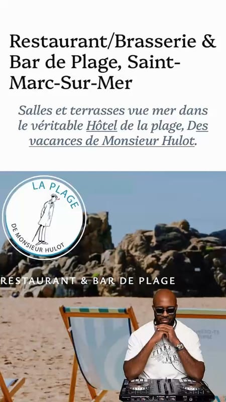 Sals'Apero Restauration La Plage de Mr Hulot