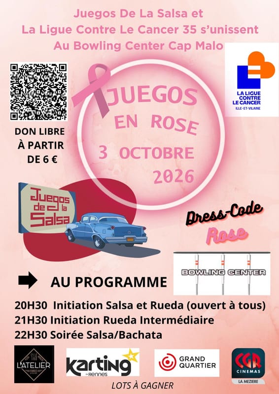 Juegos en Rose : Stages Salsa & Rueda et soirée Salsa-Bachata