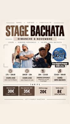 Stage UDC Bachata Dimanche 08 Novembre