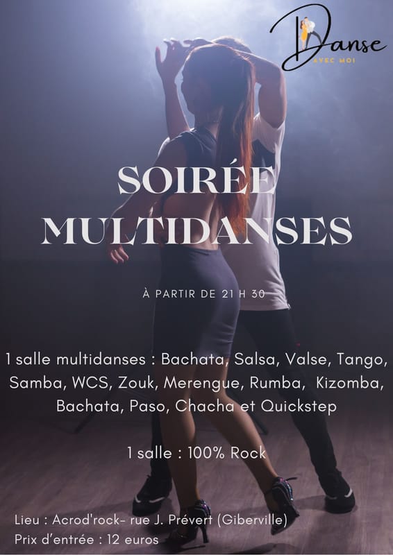 Soirée Rock et Multidanses - "Danse avec moi"