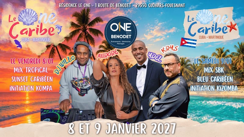 Le One Caribe - 8 et 9 janvier 2027
