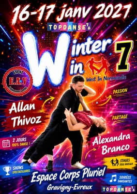 Winter Win 7 100 % West coast swing avec Alexandra Branco et Allan Thivoz