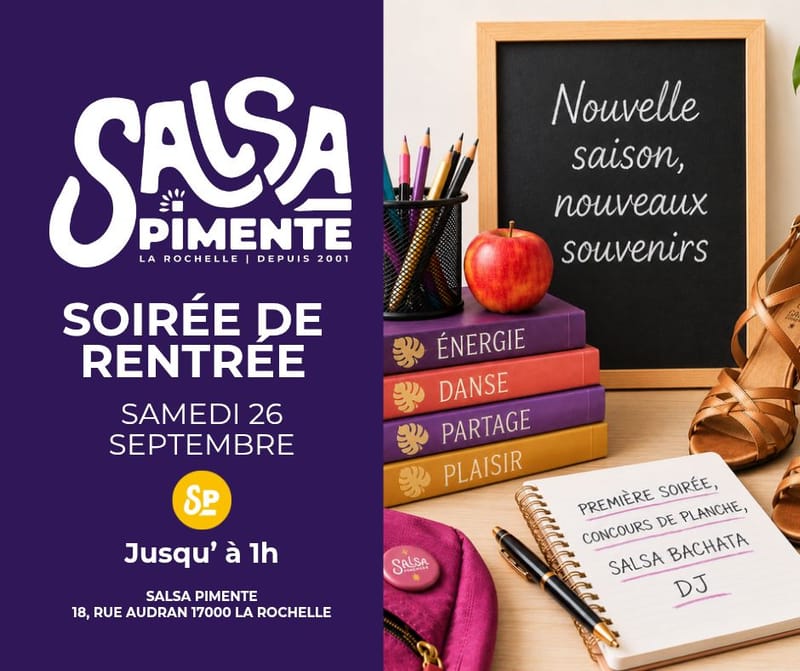 Salsa Pimente Soirée de rentrée