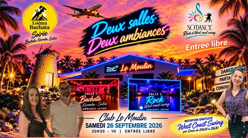 Soirée Bks + R-WC au Moulin (2 salles)