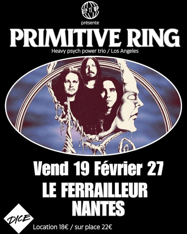 PRIMITIVE RING + Guest en concert au FERRAILLEUR