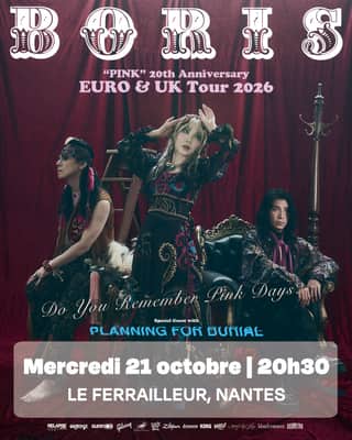 Boris (heavy rock) & Planning for Burial (post metal) au Ferrailleur