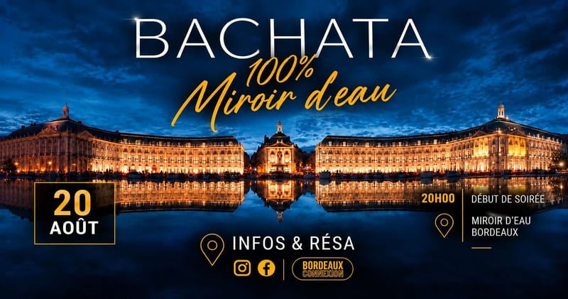 100 % BACHATA MIROIR D'EAU