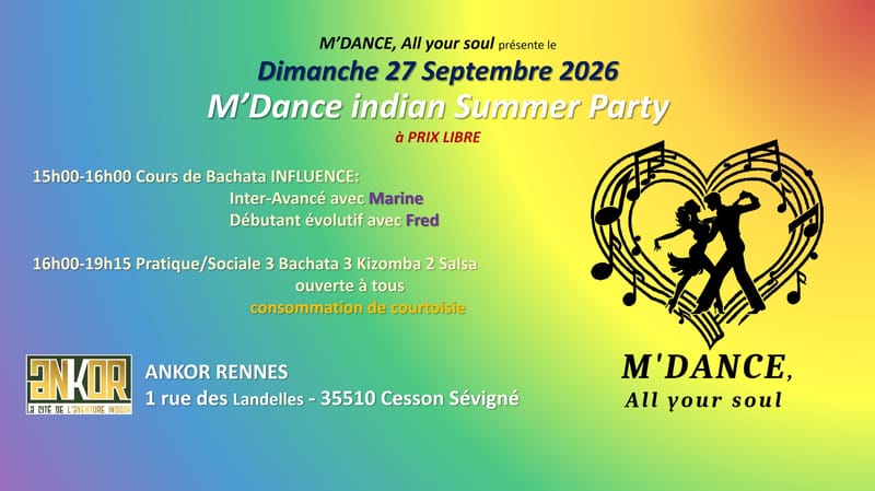 M'Dance Indian Summer Party
