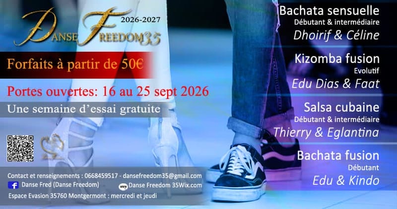 COURS DANSE FREEDOM 35 - SAISON 10 - 2026/2027