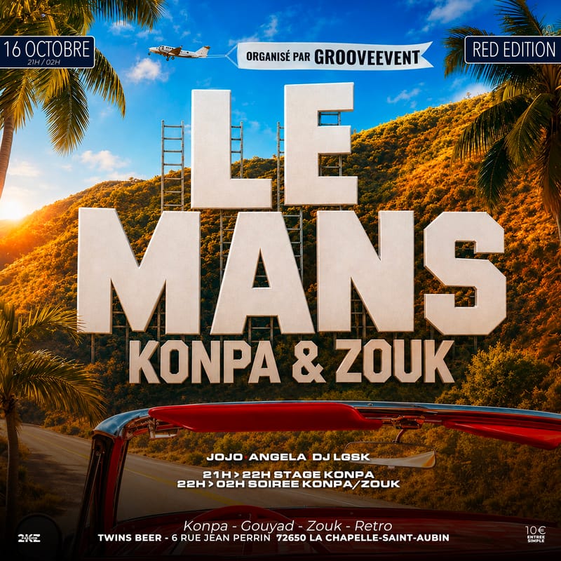 🏝🌙LA NUIT DU KONPA/ZOUK DU MANS