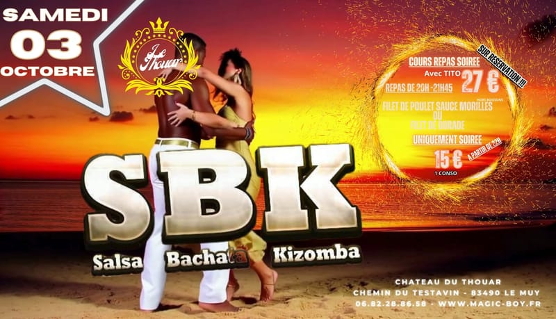 Soirée SBK 100% Caliente - Le Château du Thouar