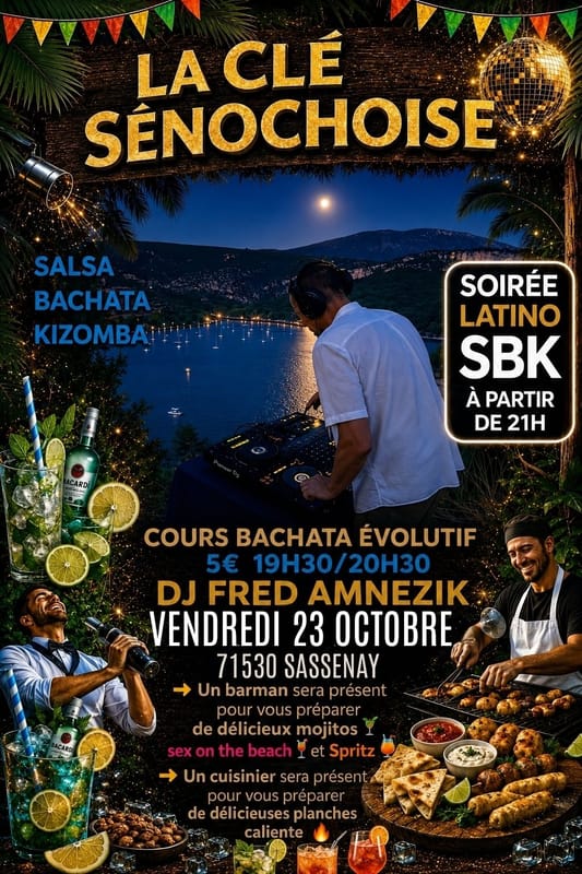 🔥 SOIRÉE LATINO SBK – VENDREDI 23 OCTOBRE 🔥