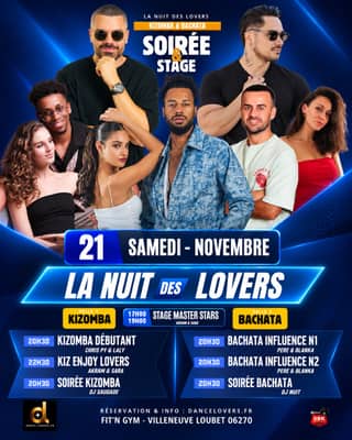 La nuit des lovers - soirée kizomba et bachata / Afro Latino