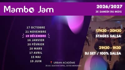 Mambo Jam (Décembre) - Save the Date !