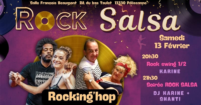 Soirée Rock-Salsa samedi 20 février