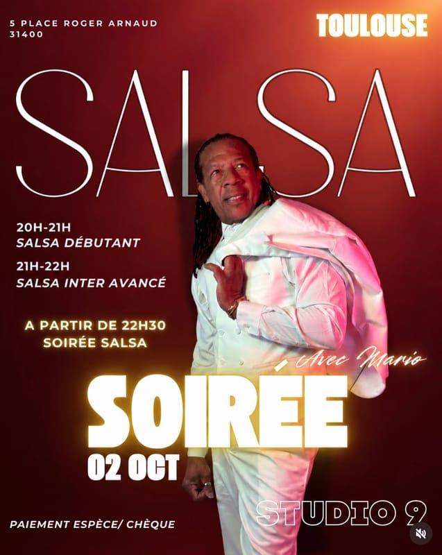 Soirée salsa avec Mario