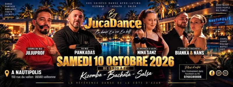 KIZOMBA BACHATA SALSA ça danse à nautipolis by JucaDance