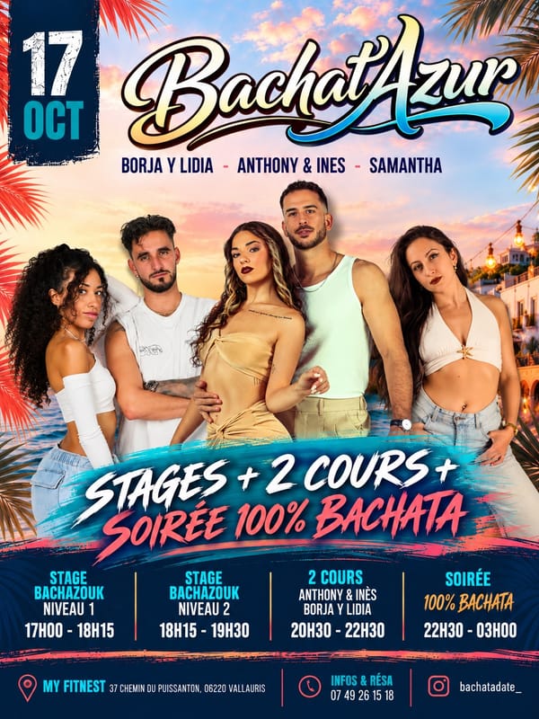 BACHAT’AZUR — SAMEDI 17 OCTOBRE 🌅
