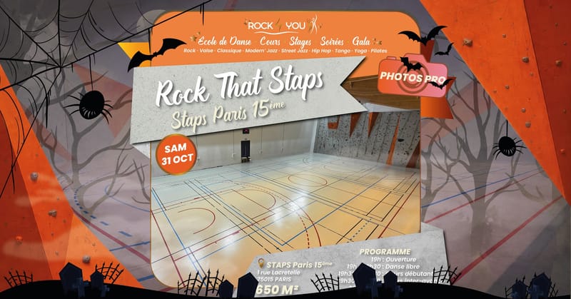 👻 Rock That STAPS HALLOWEEN 🎃 - Cours & Soirée Rock 4 Temps par Rock 4 You