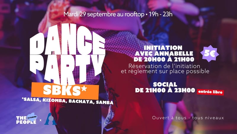 DANCE PARTY AU ROOFTOP 🕺SBKS - Initiation + Social