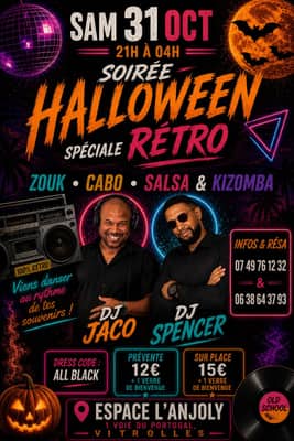 Soirée Halloween Spéciale Retro