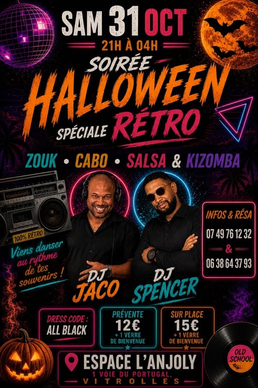 Soirée Halloween Spéciale Retro
