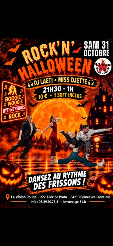 Rock’n’halloween d'Orlane & Théo Dj Laeti et Mis Djette
