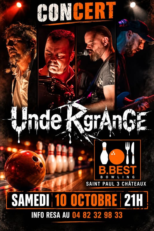 Concert UndeRgrAnGE au BBest de Saint Paul 3 Châteaux