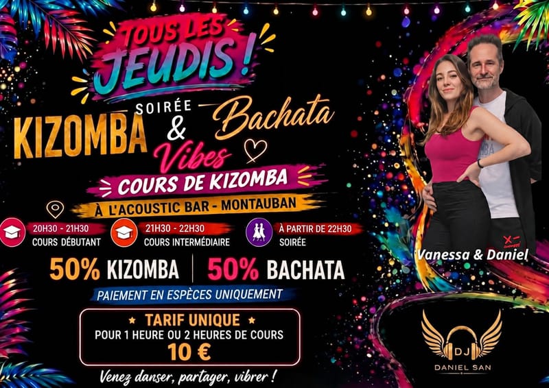 🔥 Tous les jeudis kizomba vibes 🔥